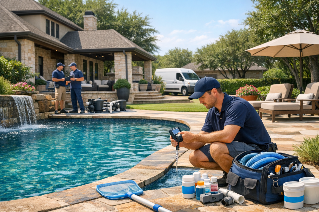 Pool Repair Services Near Westlake, Texas