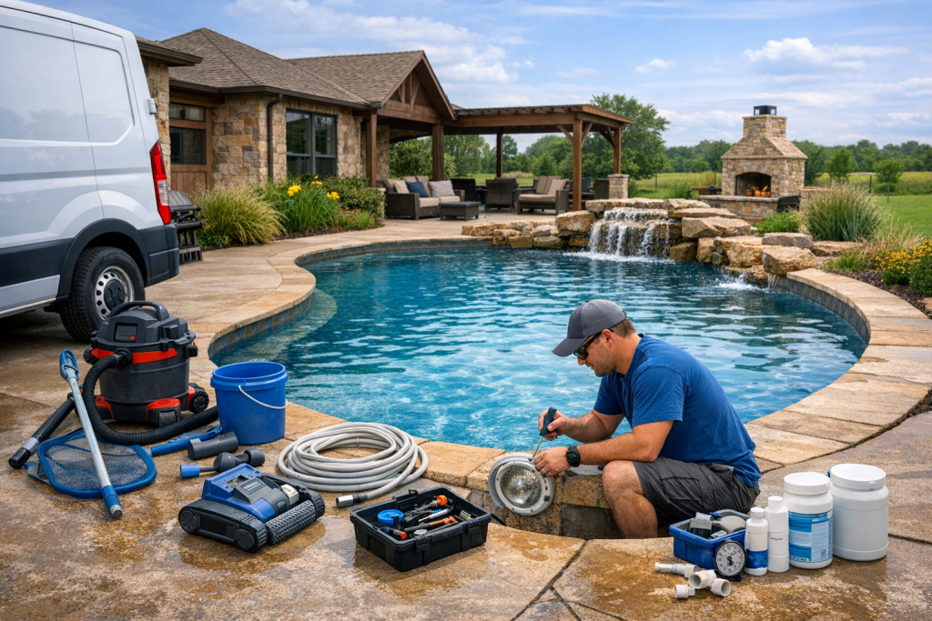 Pool Repair Solutions in Cedar Valley, Oklahoma
