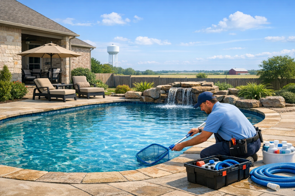 Pool Repair Throughout Leonard, Texas
