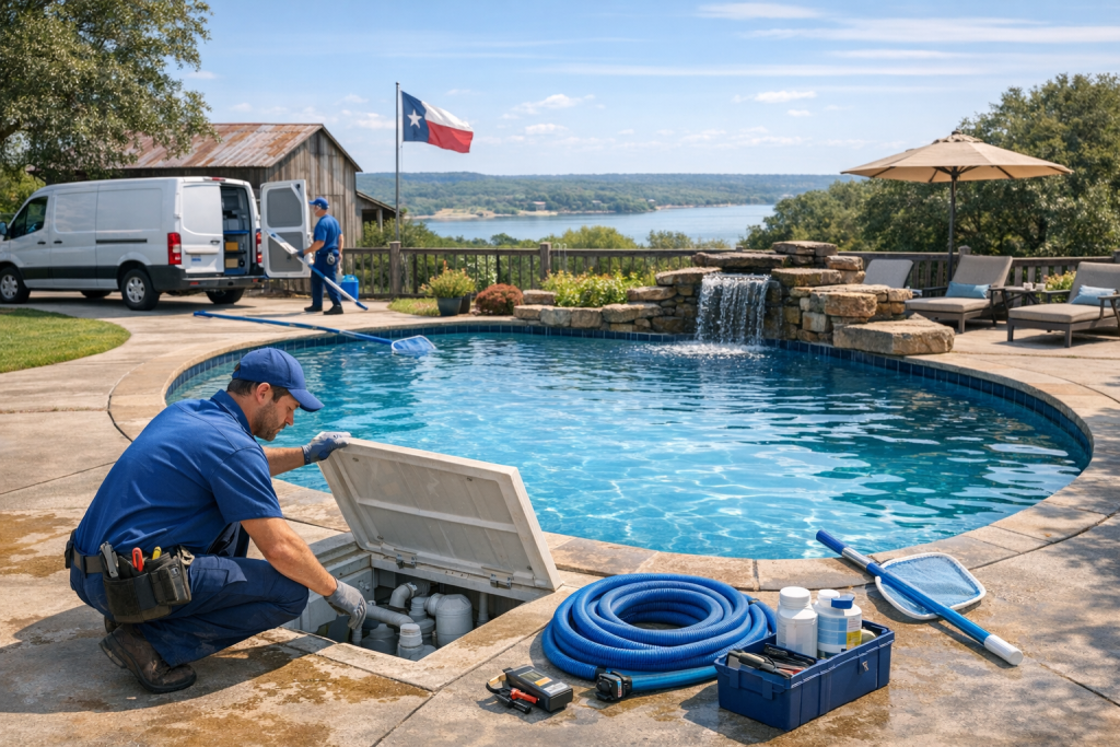Premier Pool Repair Services in Whitney, Texas