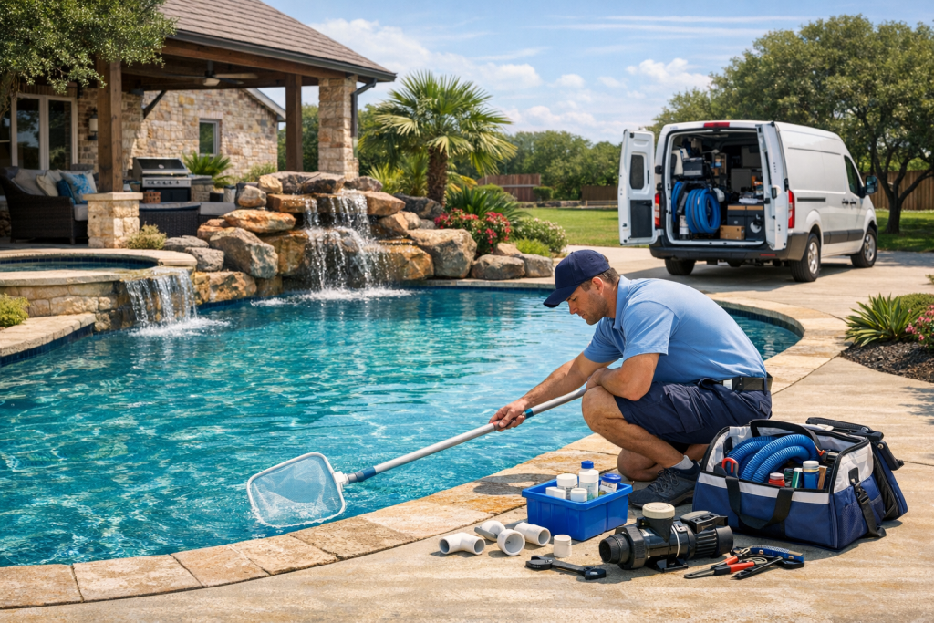 Professional Pool Repair in Brushy Creek, Texas