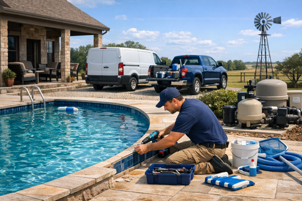 Professional Pool Repair in Caldwell, Texas
