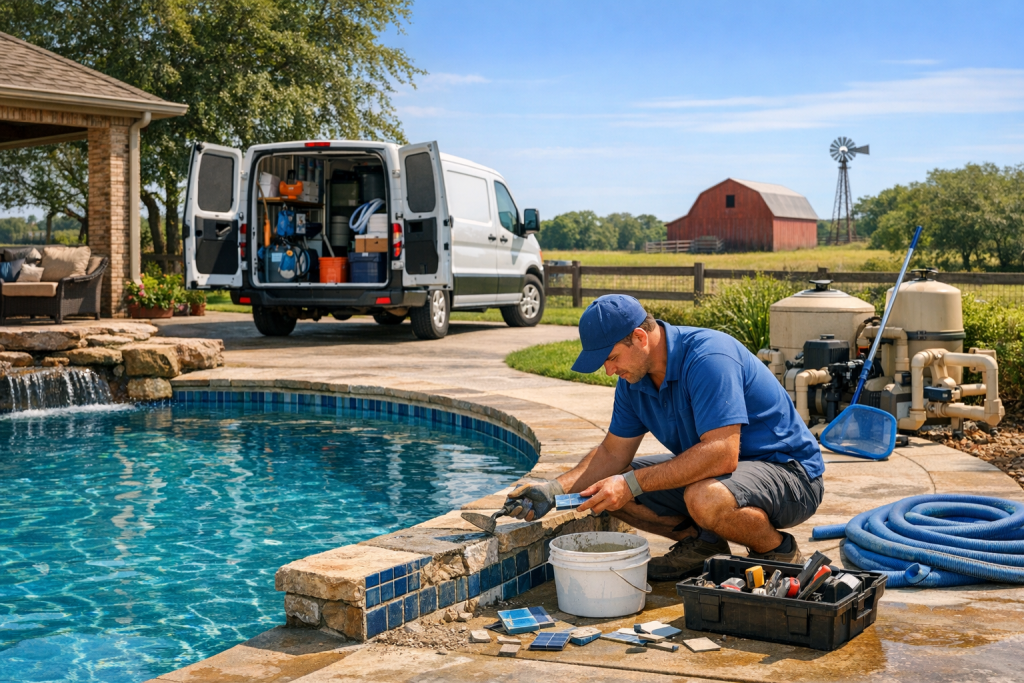 Professional Pool Repair in Farmersville, Texas
