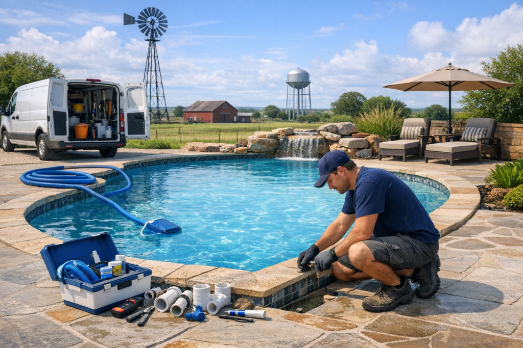 Professional Pool Repair in Windthorst, Texas