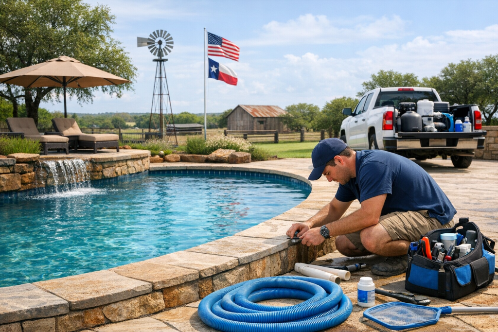 Professional Pool Repair in Woodson, Texas