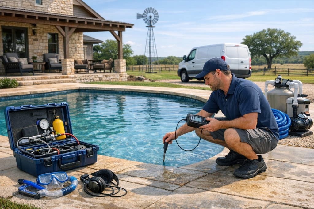 Professional Solutions for Pool Leak Detection & Repair in Comanche, Texas