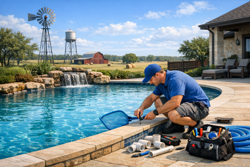 Quality Pool Repair Services in Rochelle, Texas