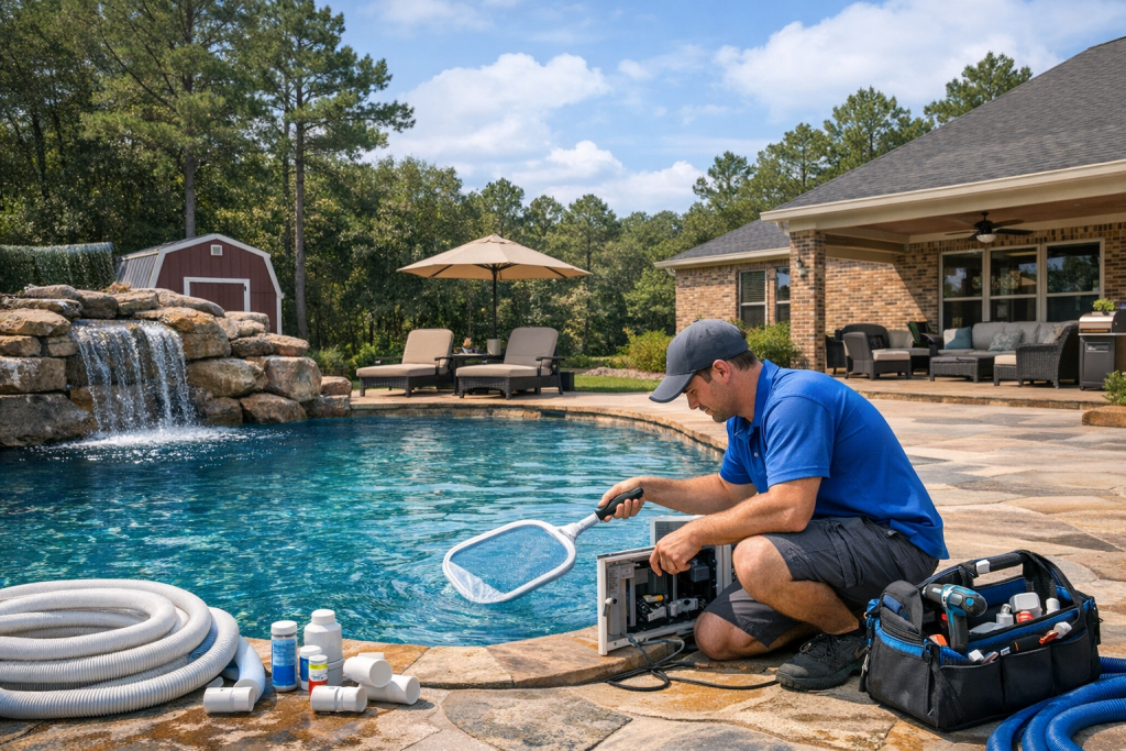 Quality Solutions for Pool Repair in Huntington, Texas