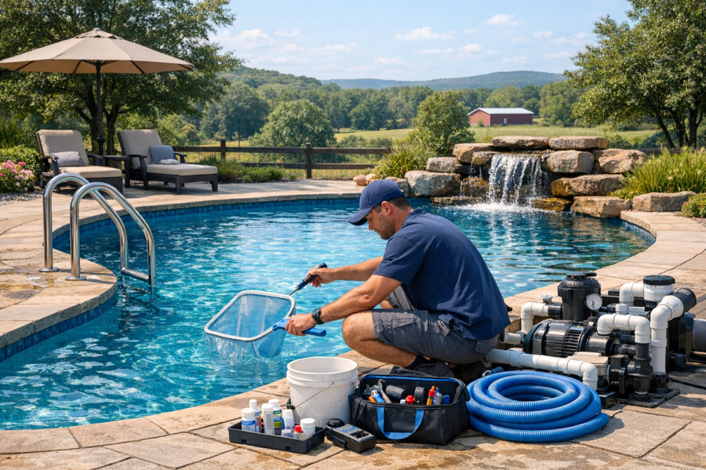 Serving Le Flore, Oklahoma with Pool Repair