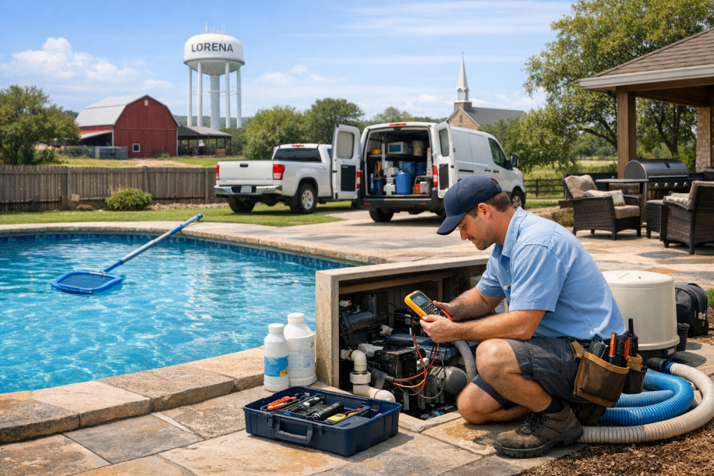 Serving Lorena, Texas with Pool Repair