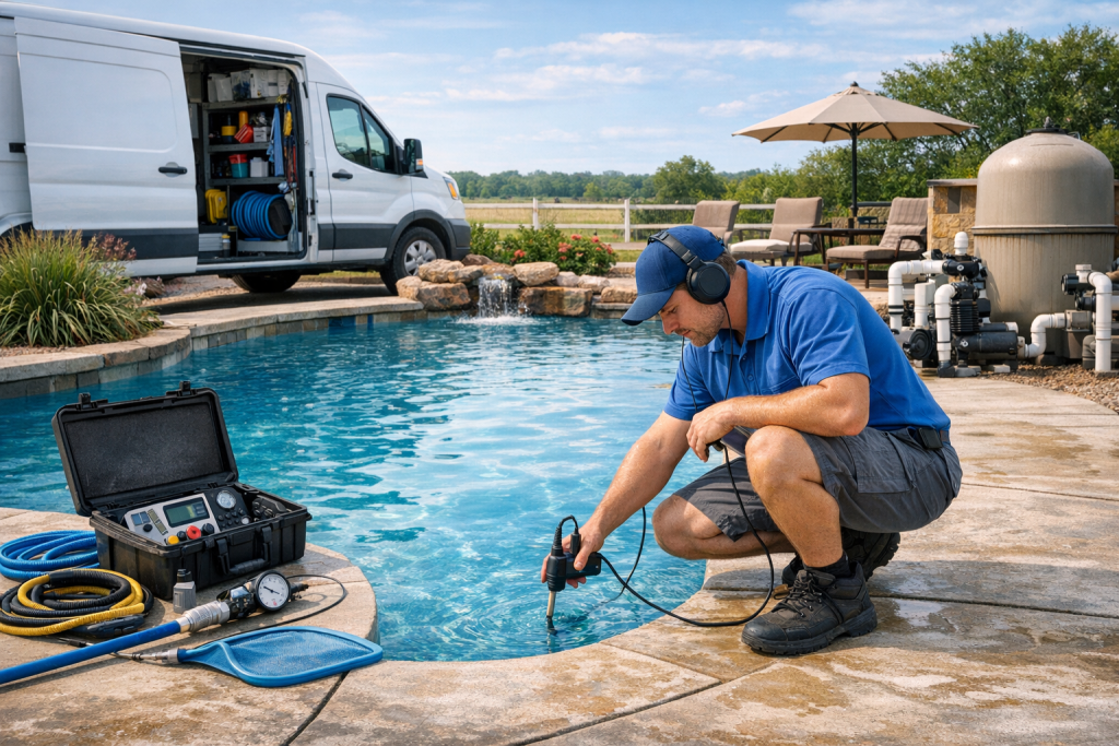 The Name to Trust for Pool Leak Detection & Repair in Cole, Oklahoma