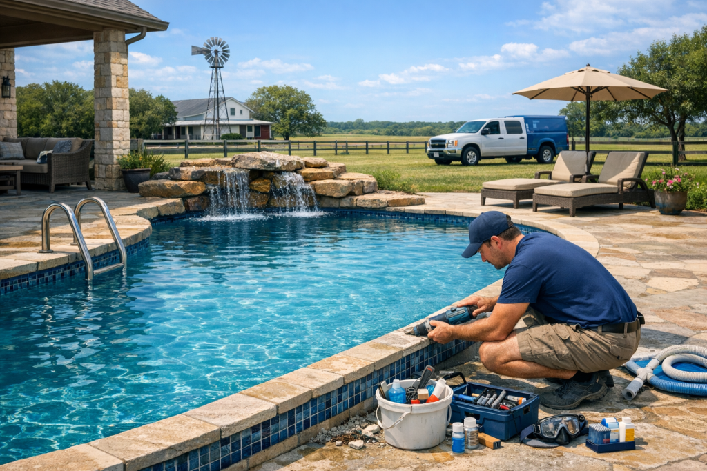 The Name to Trust for Pool Repair in Sadler, Texas
