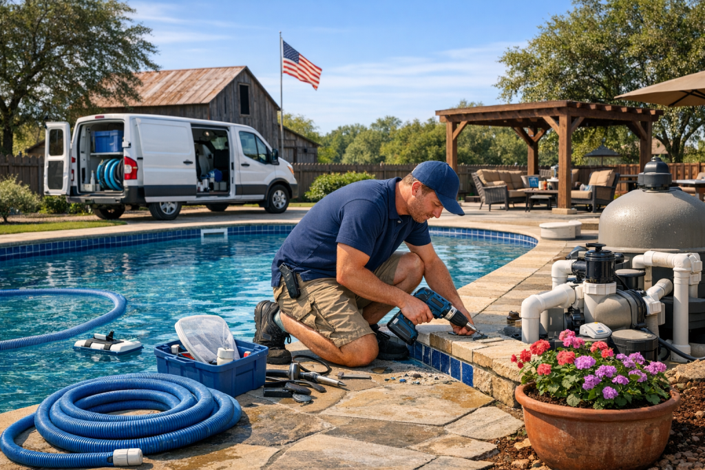 Trusted Pool Repair Services in Rusk, Texas