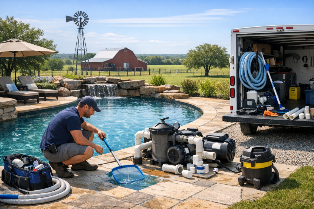 Trusted Professionals for Pool Repair in Blum, Texas